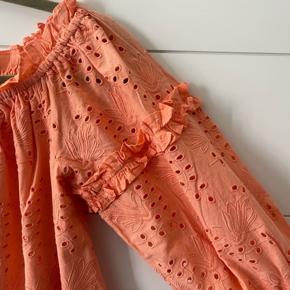 Anthropologie | seen worn kept eyelet top 6 - Picture 3 of 8